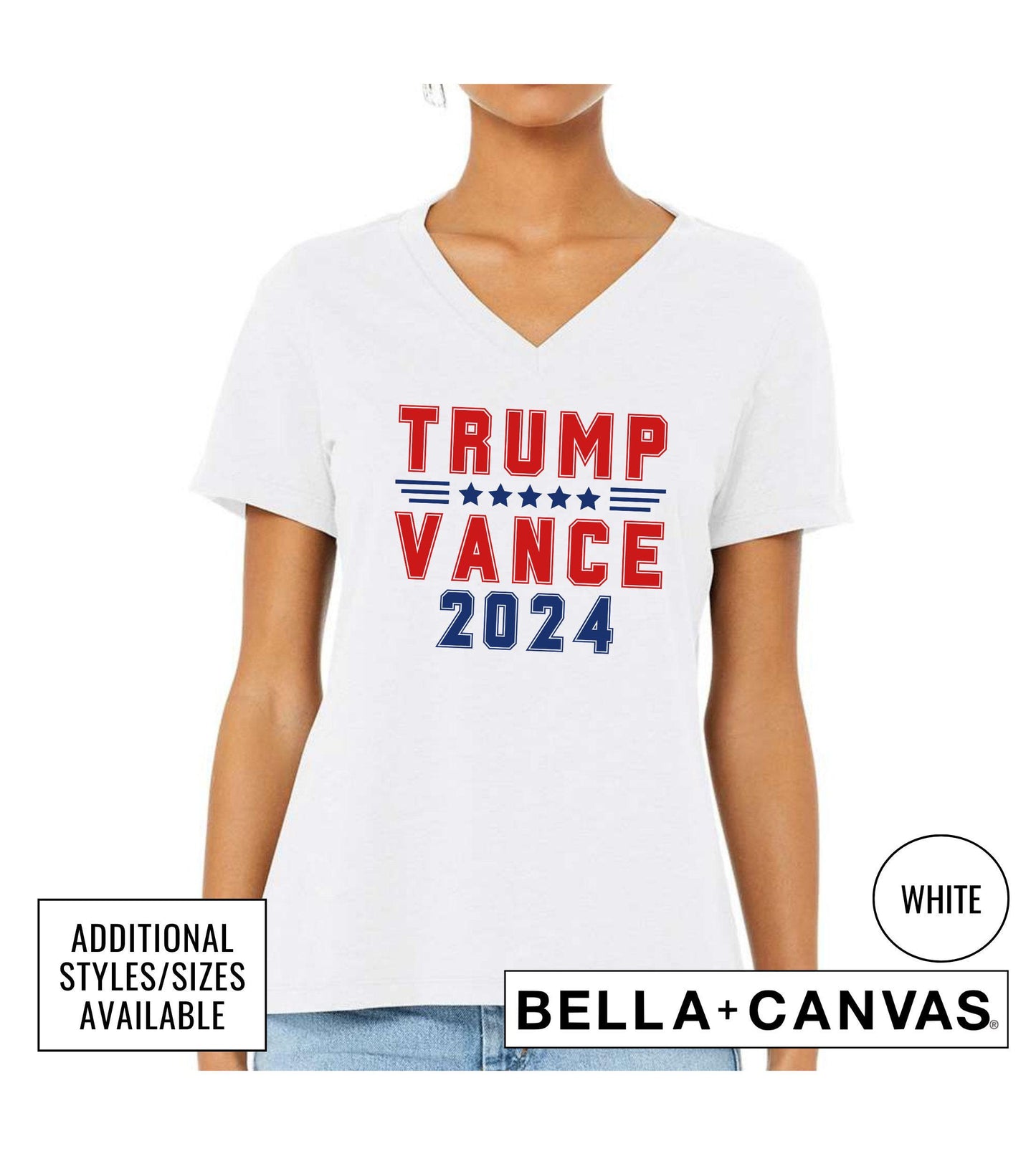 Trump Vance 2024 President Graphic T-Shirt