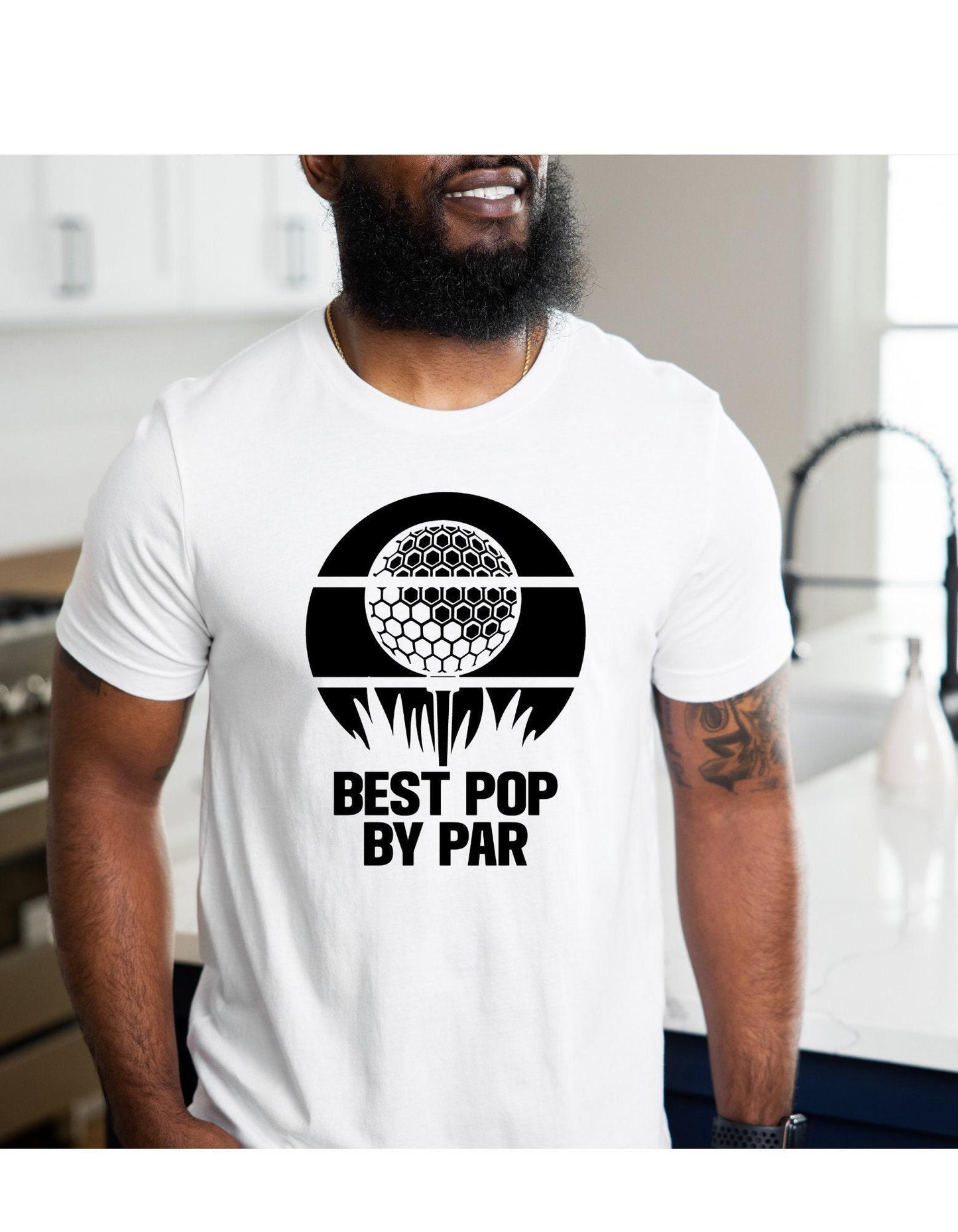 Best Pop By Par Golfing Men's Graphic T-Shirt