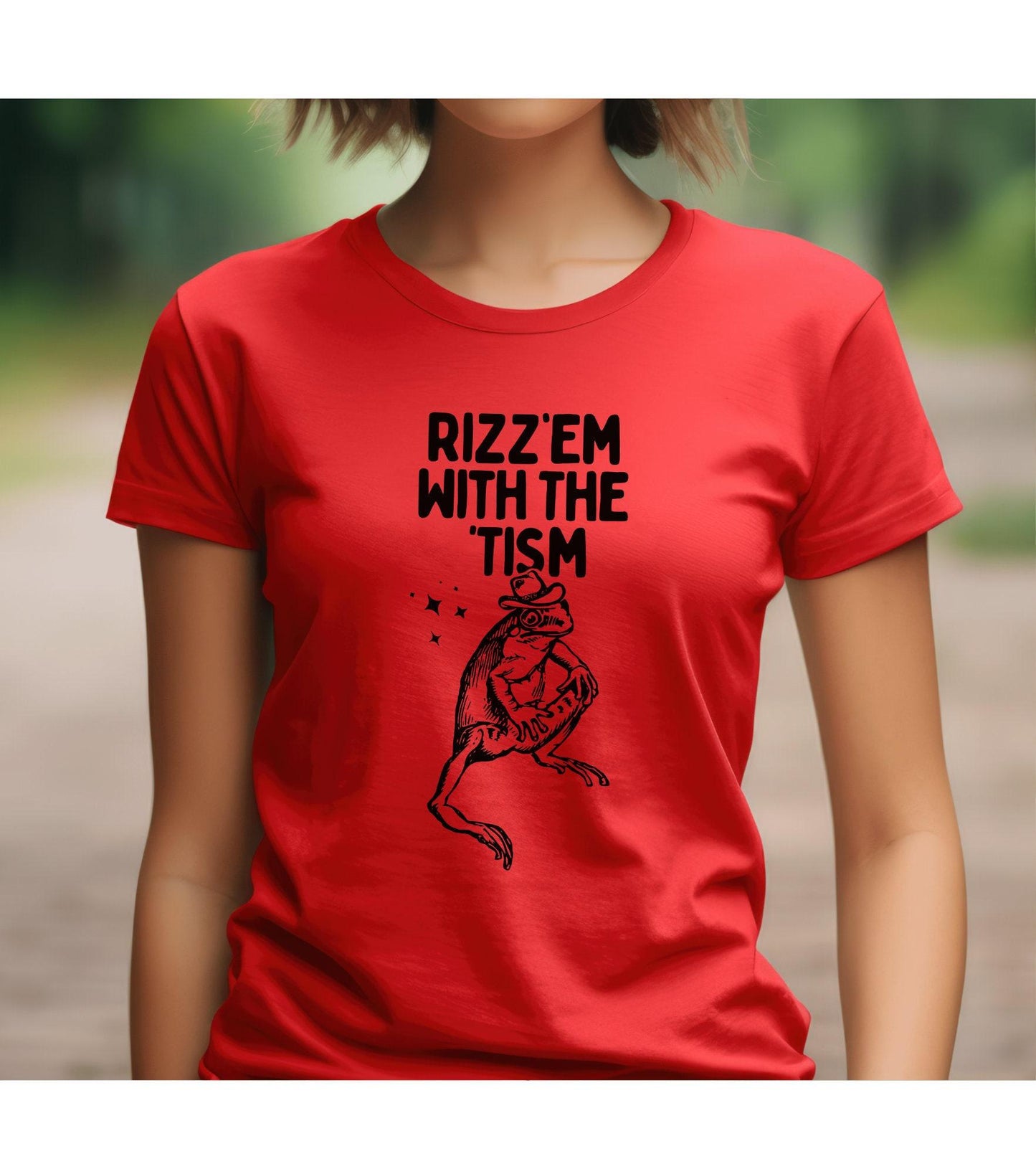 Rizz Em With The Tism Graphic T-Shirt