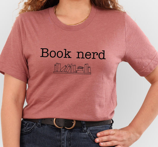 Book Nerd Graphic T-Shirt