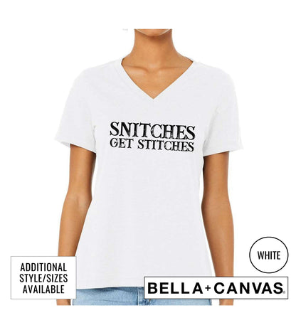 Snitches Get Stitches Graphic T-Shirt