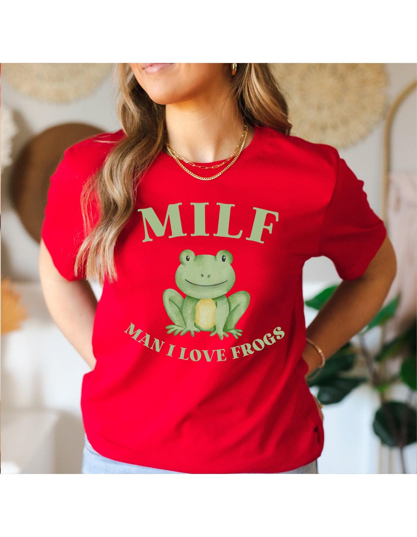 MILF Man I Love Frogs Graphic T-Shirt