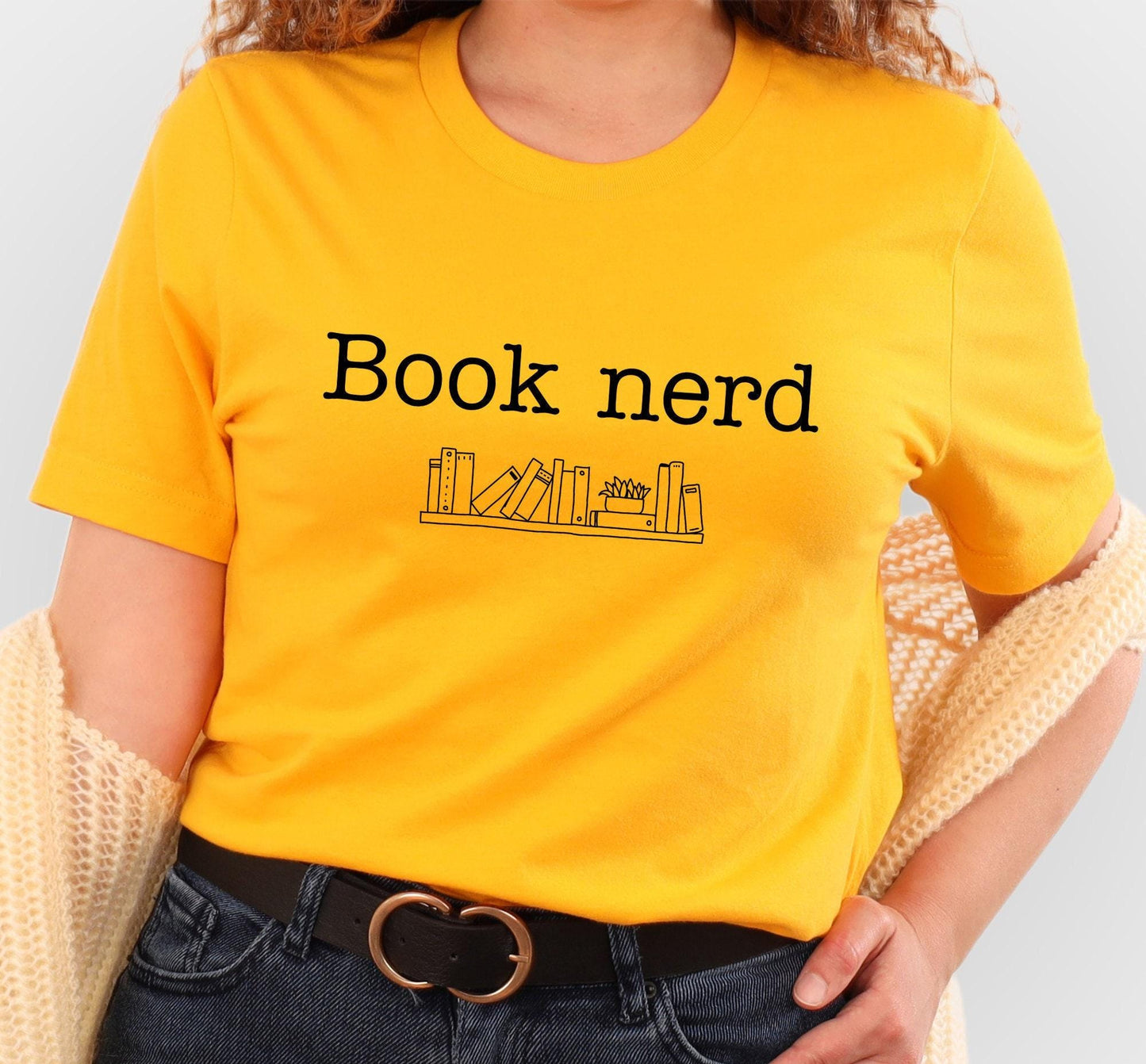 Book Nerd Graphic T-Shirt