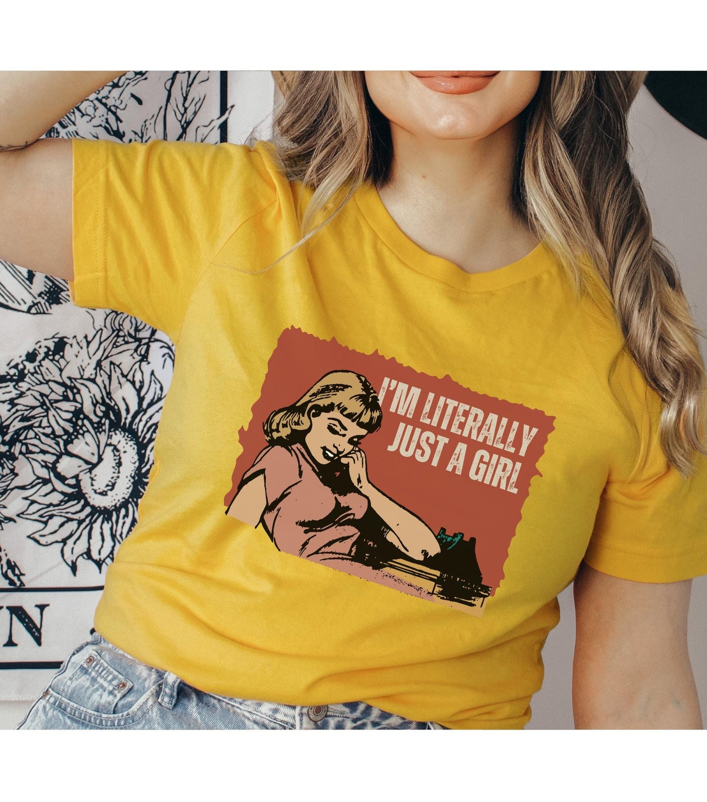 I'm Literally Just A Girl Women's Graphic T-Shirt