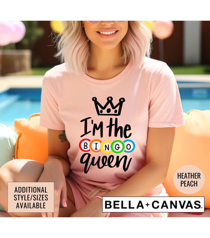 I'm The Bingo Queen Women's Graphic T-Shirt