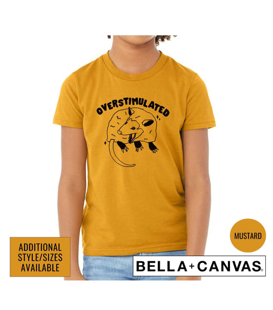 Overstimulated Weird Possum Graphic T-Shirt
