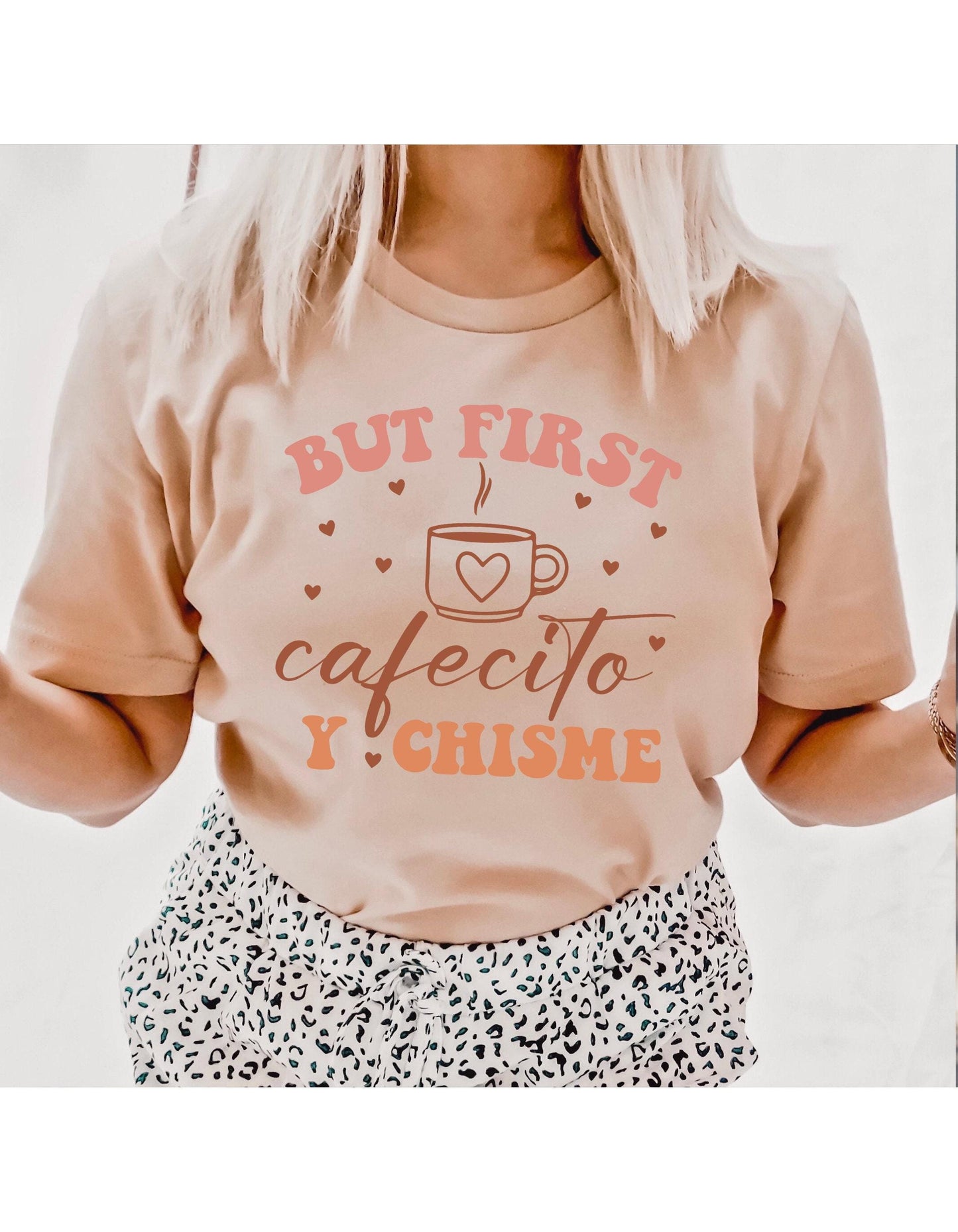 Cafecito Y Chisme Graphic T-Shirt