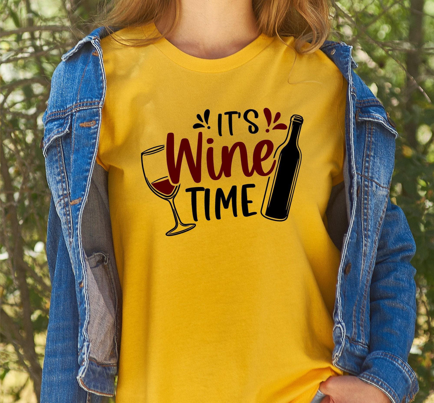 Its Wine Time Women's Graphic T-Shirt