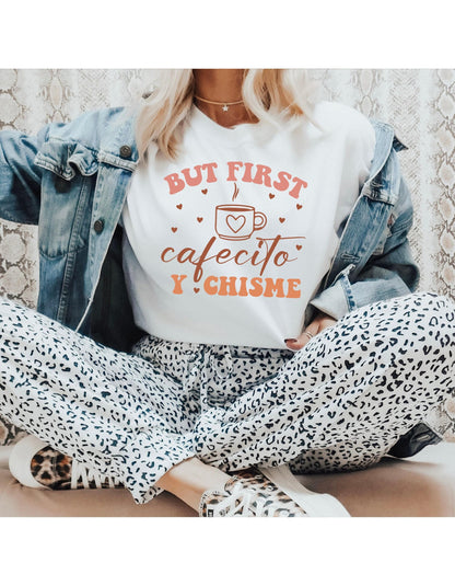 Cafecito Y Chisme Graphic T-Shirt