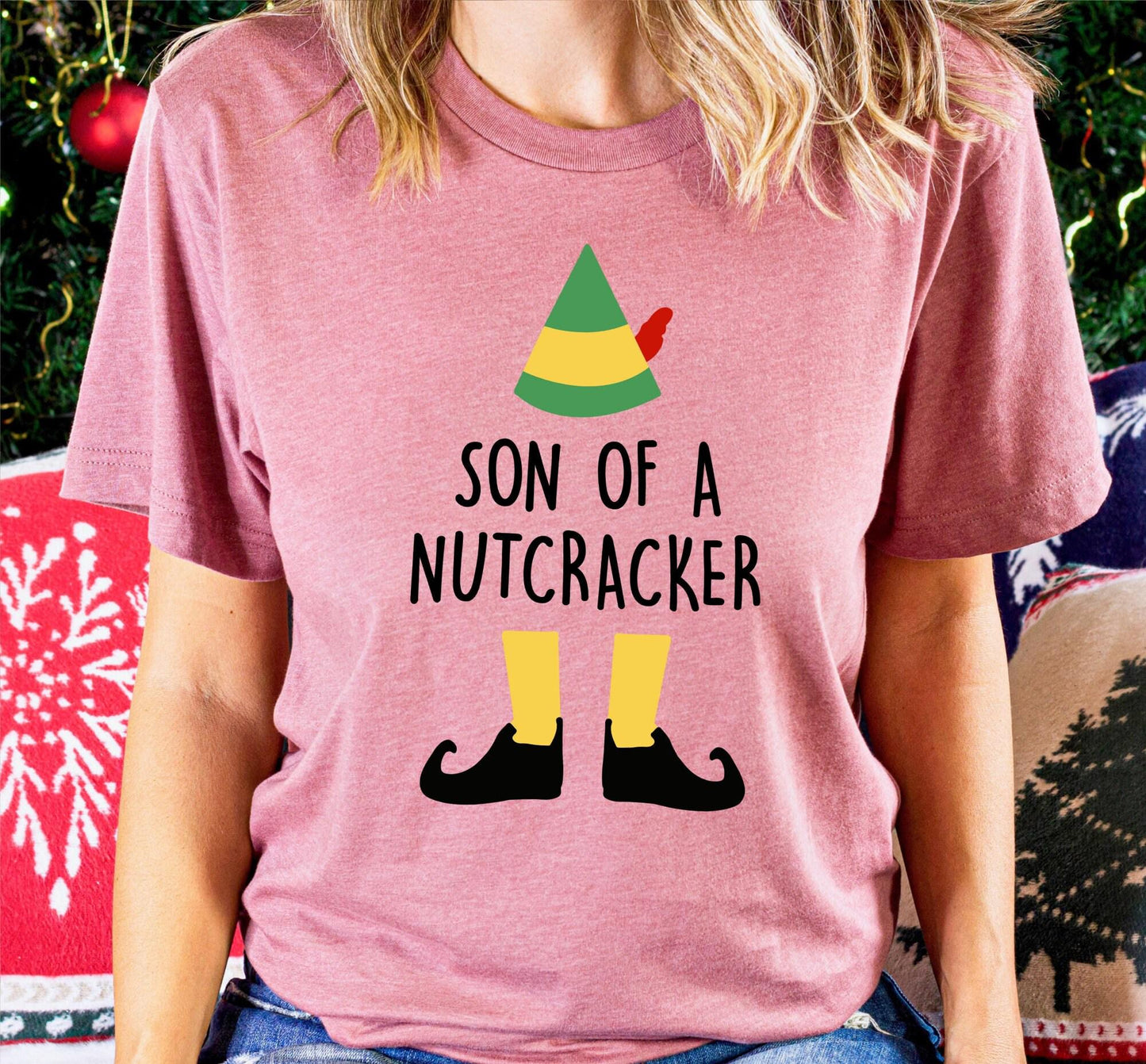 Son Of A Nutcracker Buddy The Elf Graphic T-Shirt