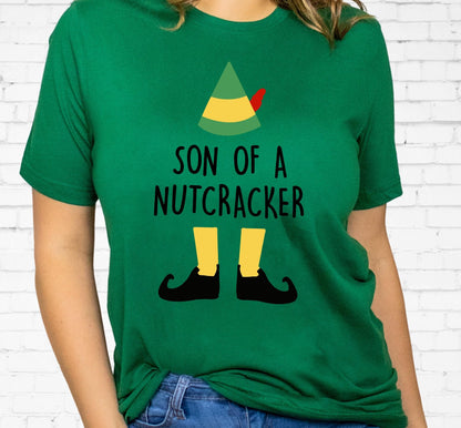 Son Of A Nutcracker Buddy The Elf Graphic T-Shirt