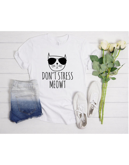 Don't Stress Meowt Graphic T-Shirt