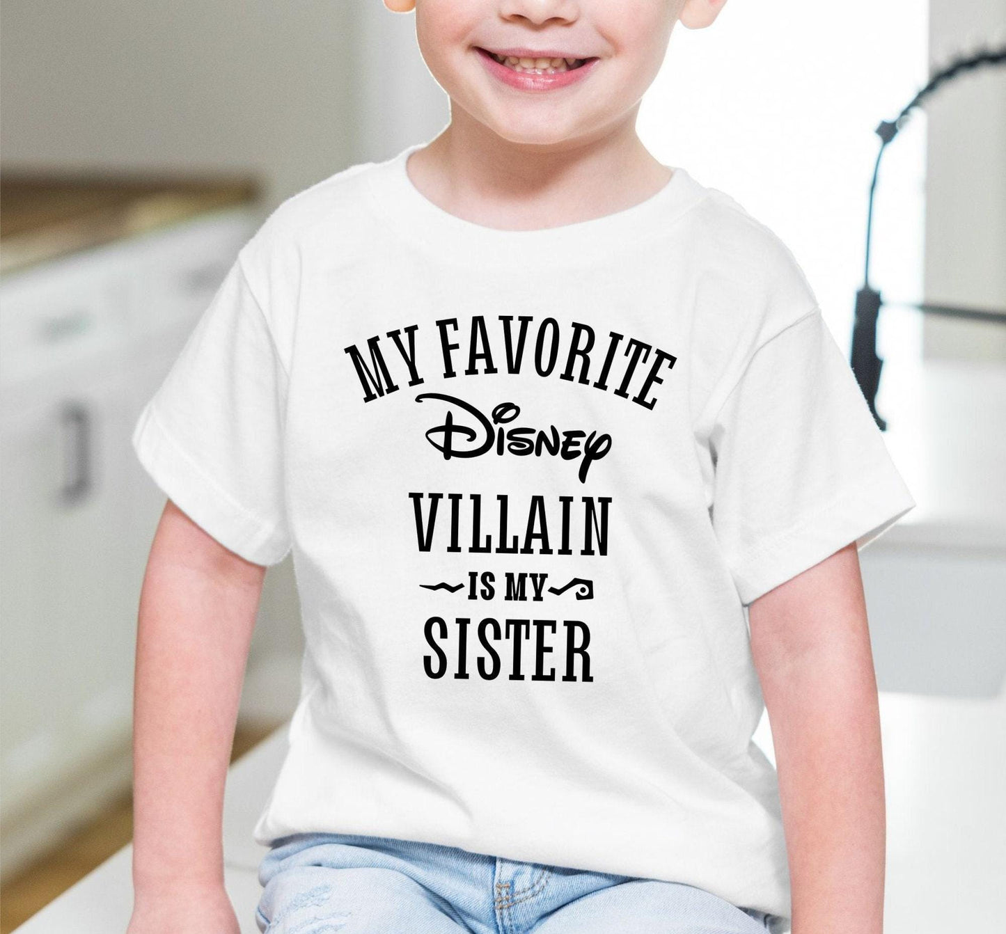 My Favorite Disney Villain Is My Sister Graphic T-Shirt