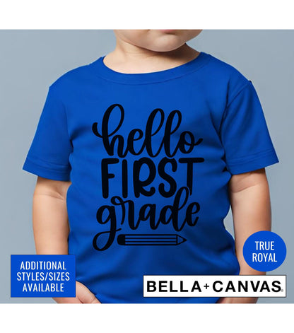 Hello First Grade Graphic T-Shirt