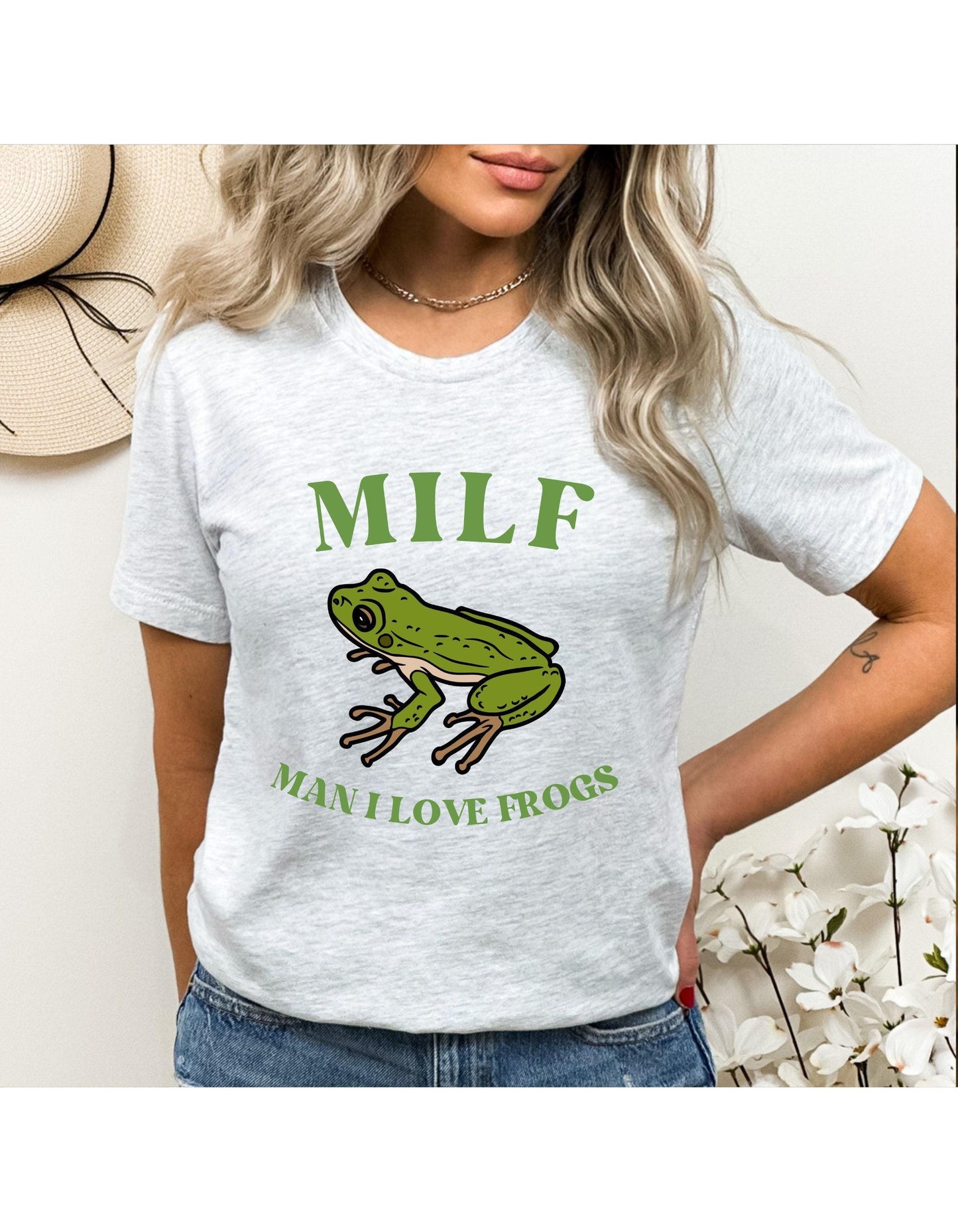 MILF Man I Love Frogs Graphic T-Shirt