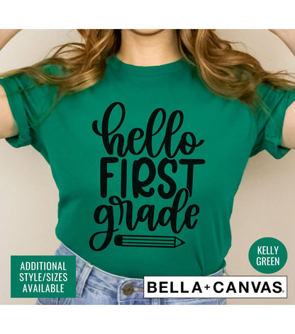 Hello First Grade Graphic T-Shirt