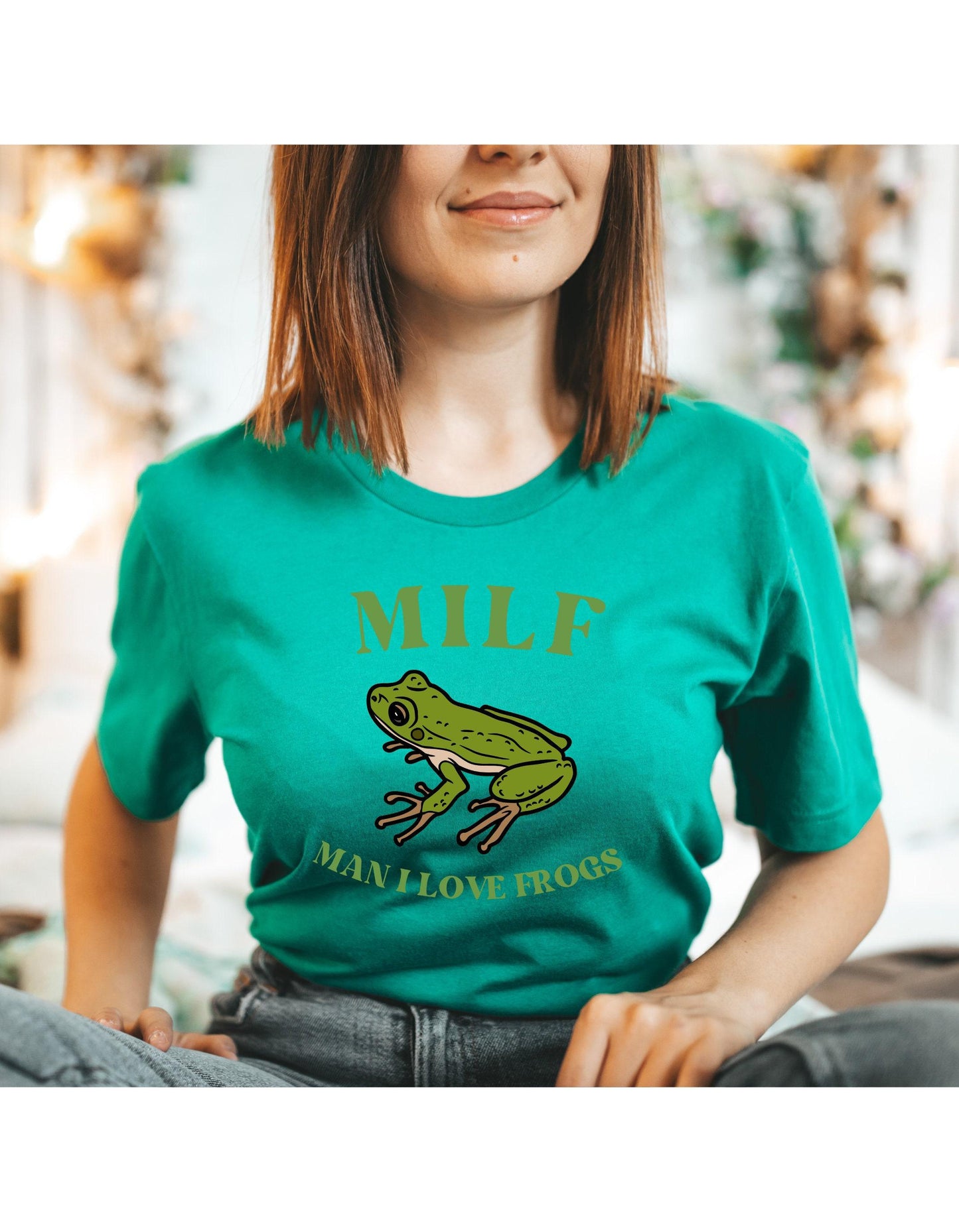 MILF Man I Love Frogs Graphic T-Shirt