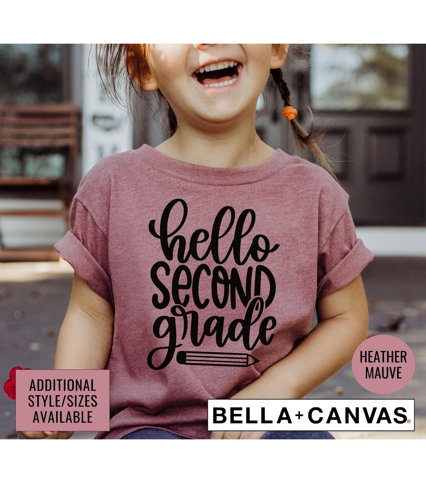 Hello Second Grade Graphic T-Shirt