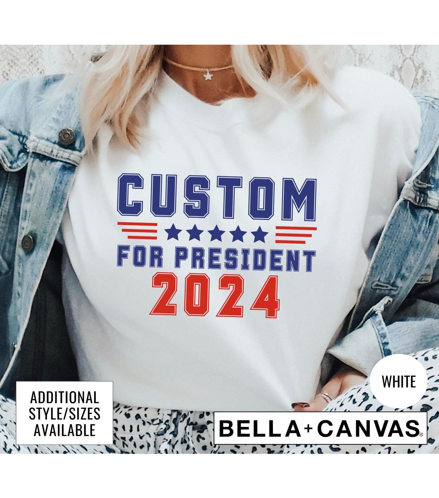 Custom Name For President 2024 Graphic T-Shirt