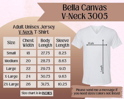 a white t - shirt with measurements for a v - neck shirt