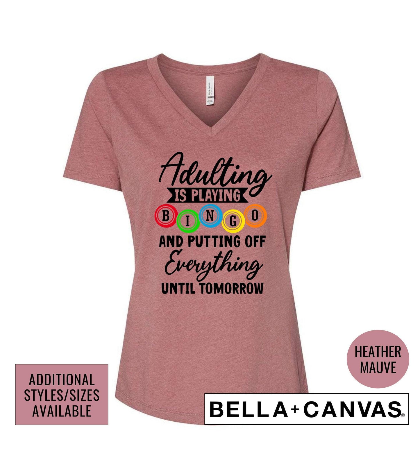 Adulting Is Playing Bingo Women's Graphic T-Shirt