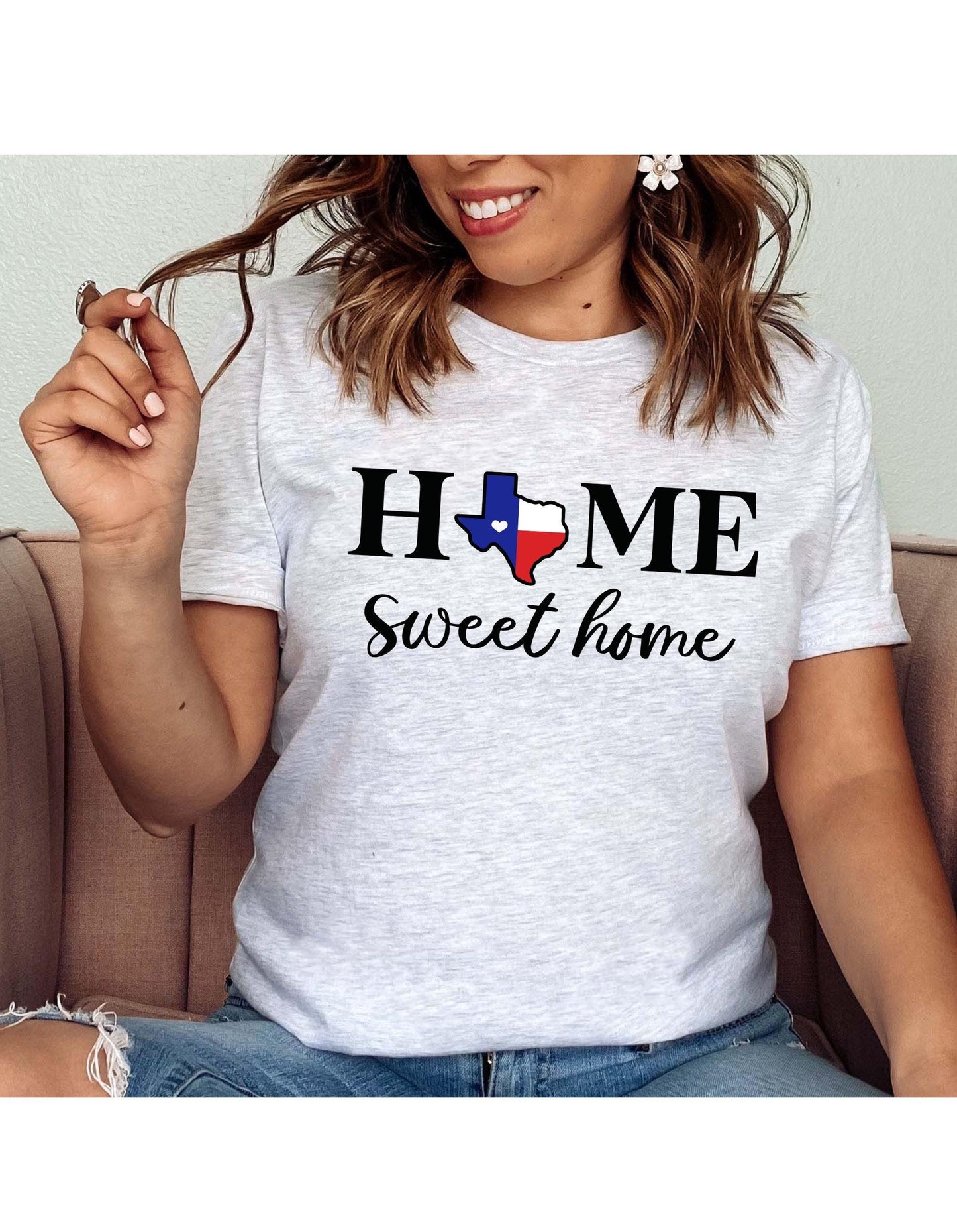 Home Sweet Home Texas State Women's Graphic T Shirt