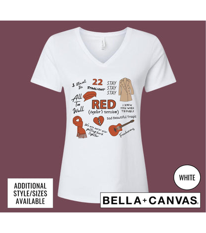 Red Era Taylor's Version Graphic T-Shirt