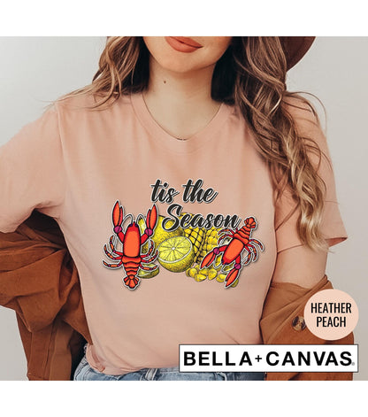 Tis The Season Crawfish Boil Graphic T-Shirt