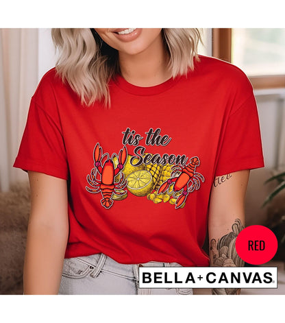 Tis The Season Crawfish Boil Graphic T-Shirt