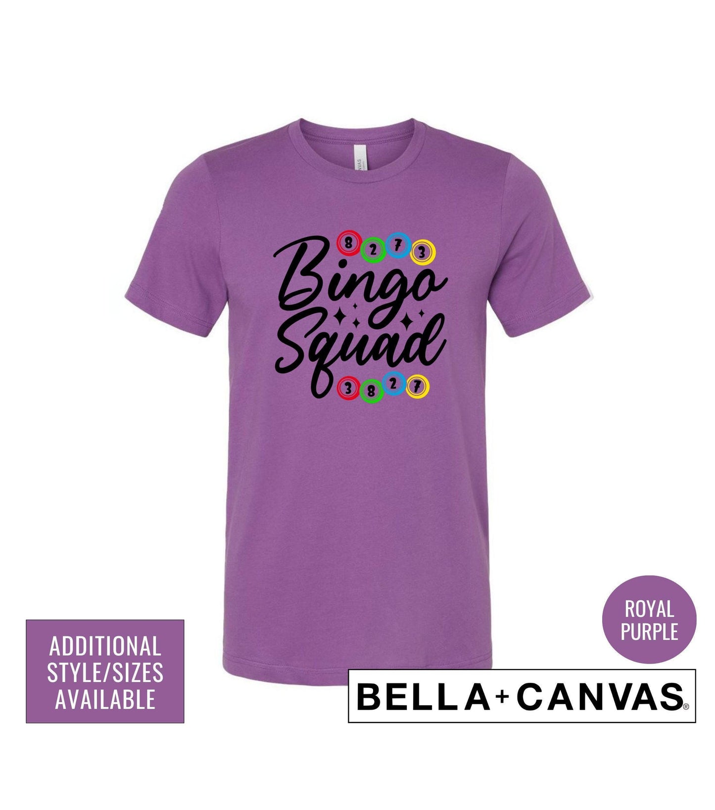 Bingo Squad Women's Matching Graphic T-Shirt