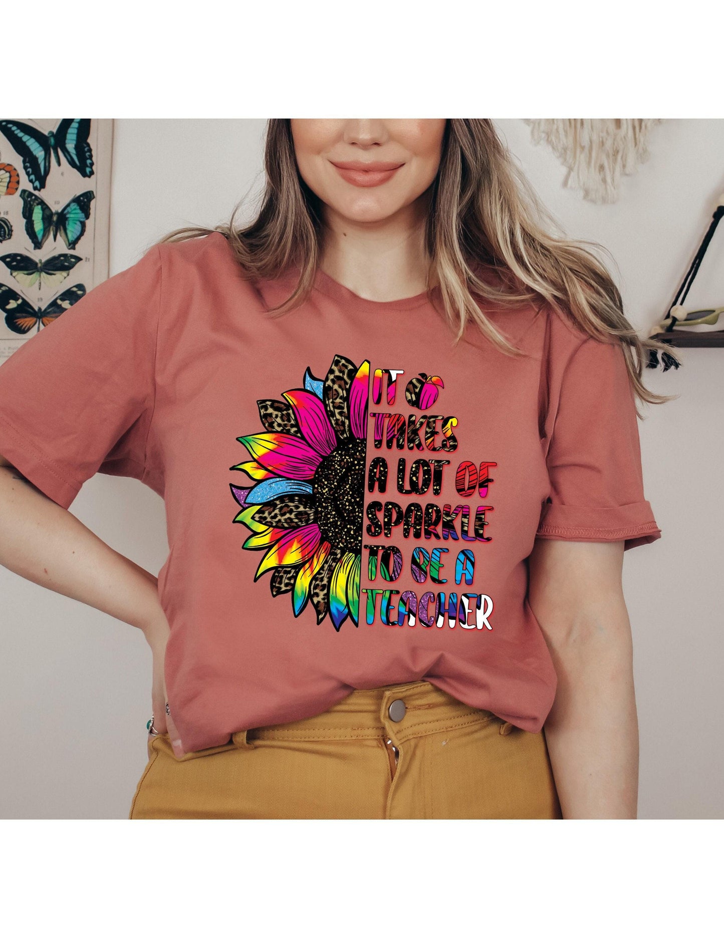 It Takes A Lot Of Sparkle To Be A Teacher Graphic T-Shirt