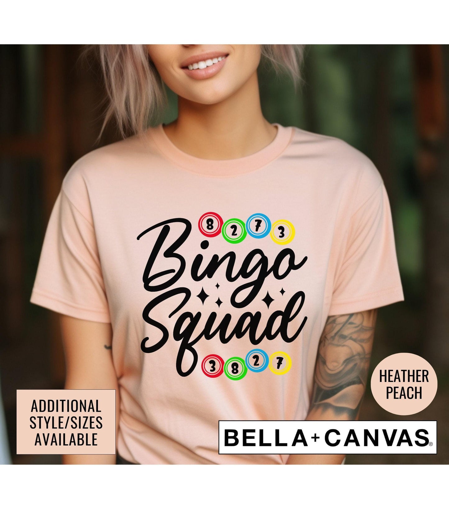 Bingo Squad Women's Matching Graphic T-Shirt