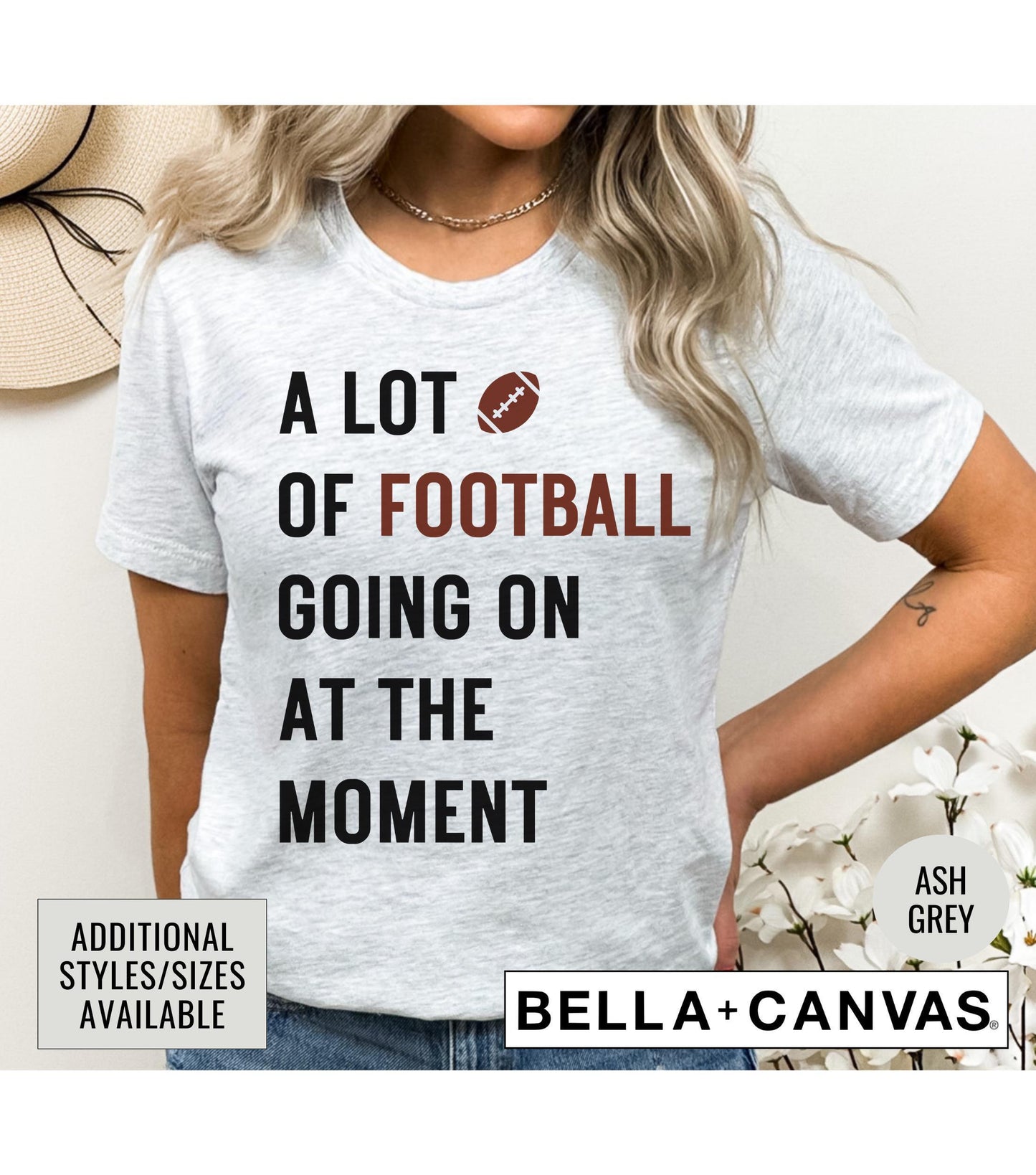 A Lot Of Football Going On At The Moment Women's Graphic T-Shirt