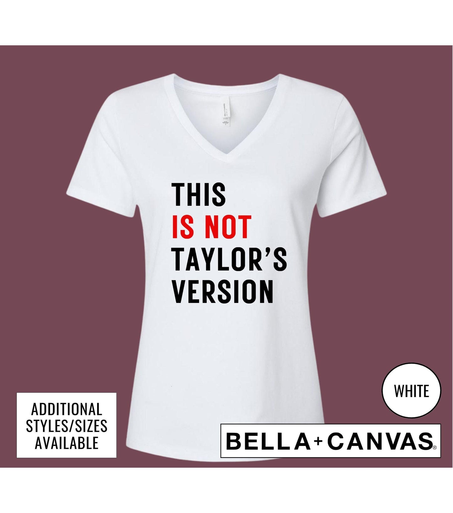 This Is Not Taylor's Version Graphic T-Shirt