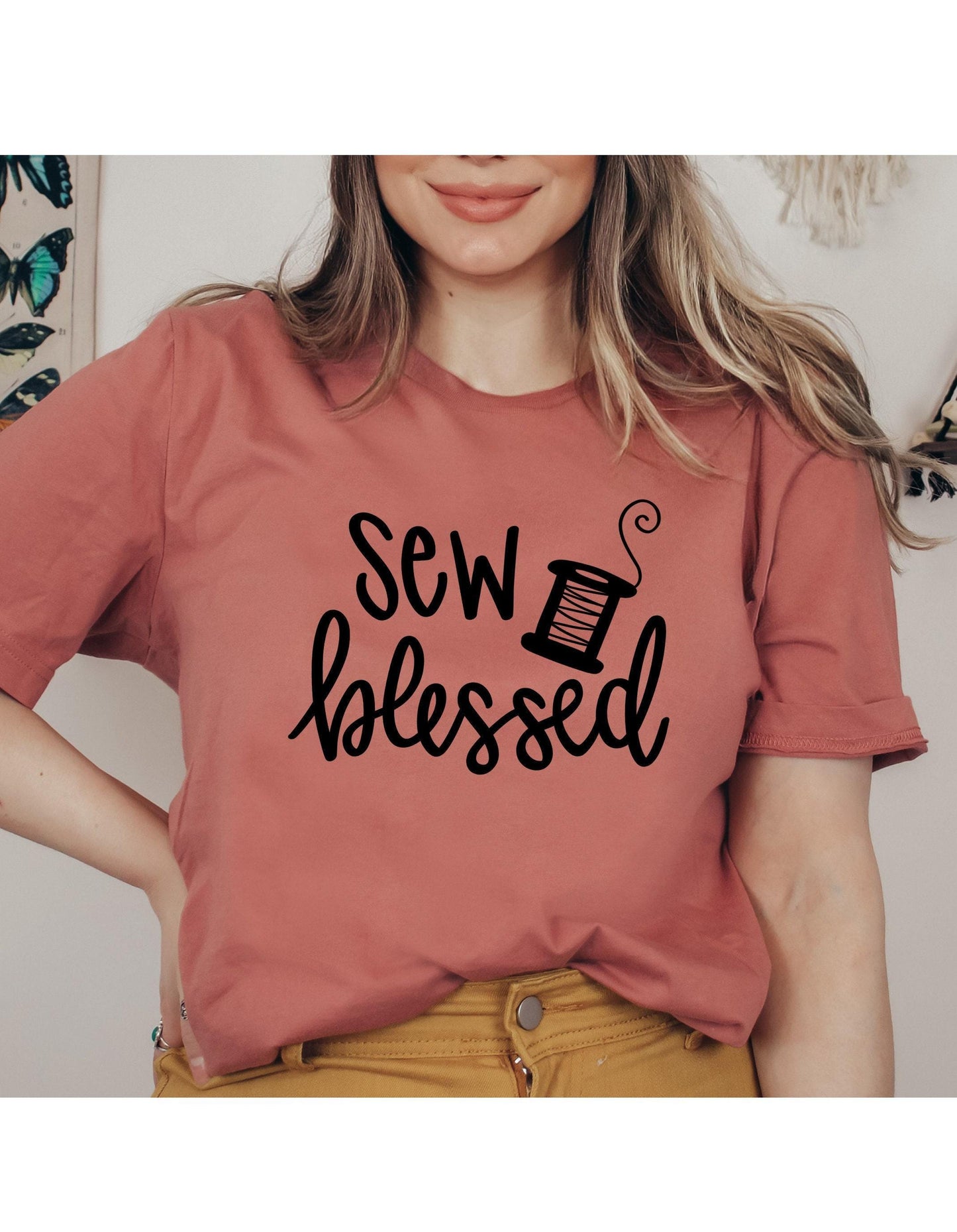 Sew Blessed Women's Graphic T-Shirt