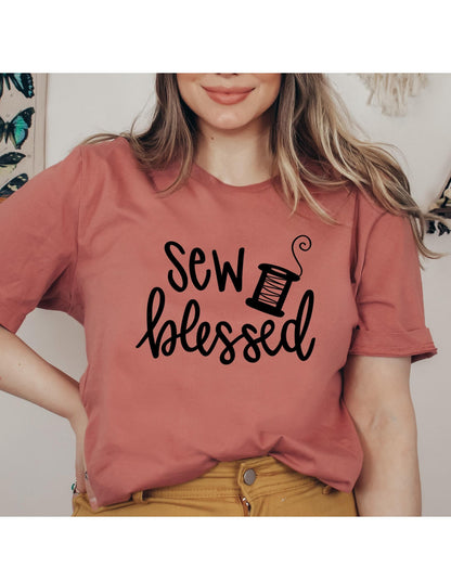 Sew Blessed Women's Graphic T-Shirt