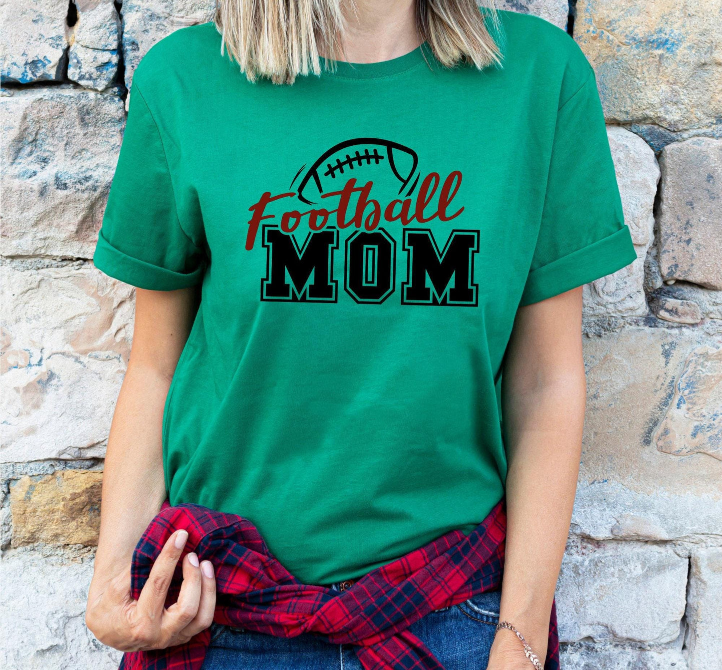 Football Mama Women's Graphic T-Shirt