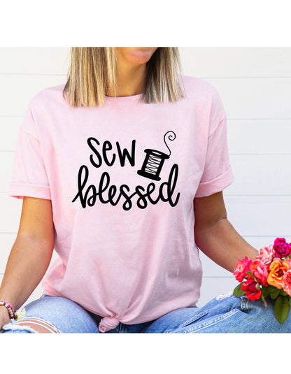 Sew Blessed Women's Graphic T-Shirt