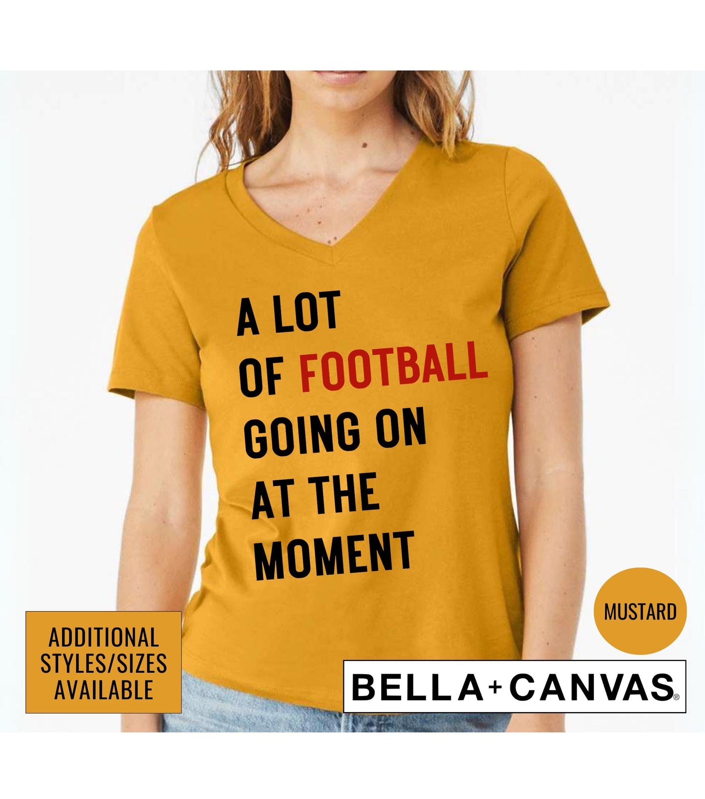 A Lot Of Football Going On At The Moment Women's Graphic T-Shirt