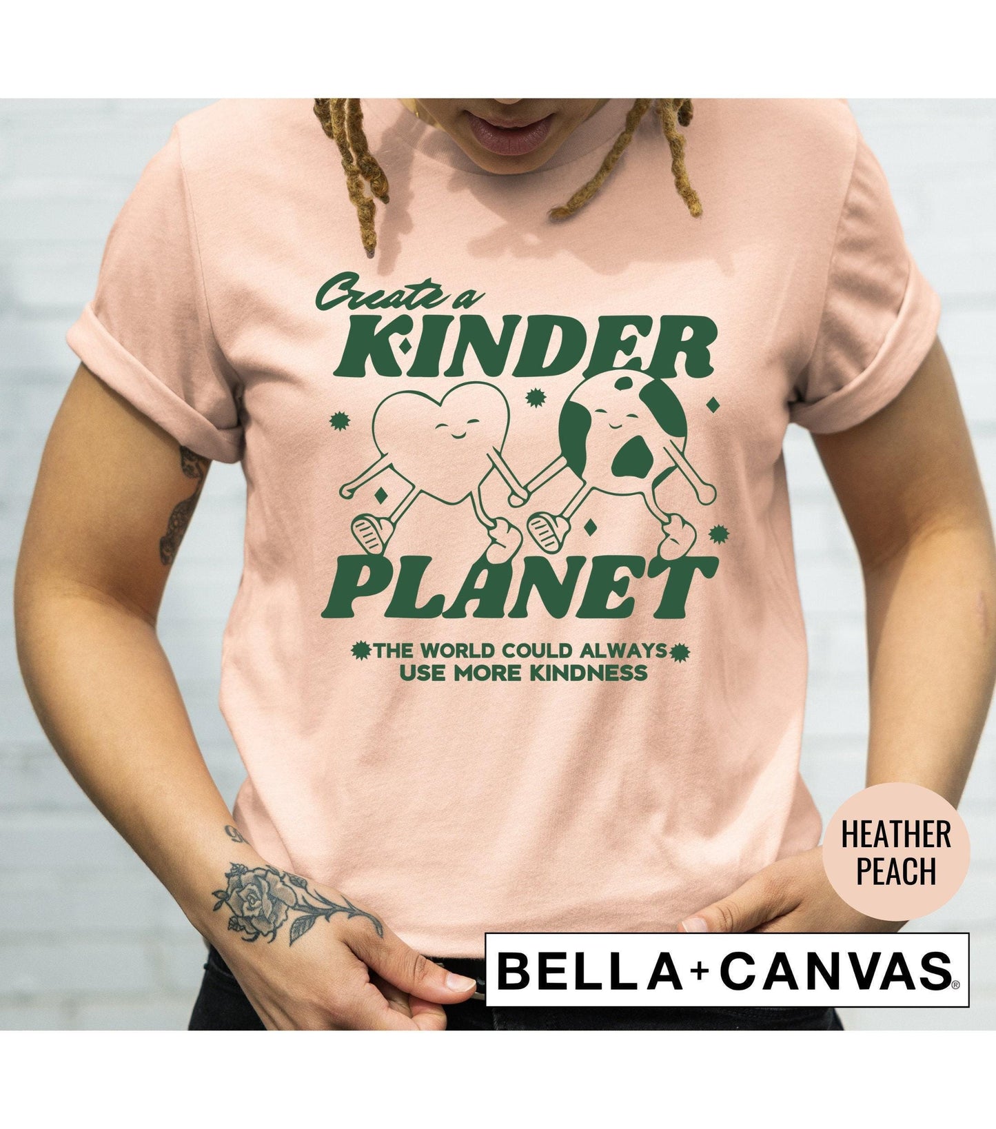 Create A Kinder Planet Graphic T-Shirt