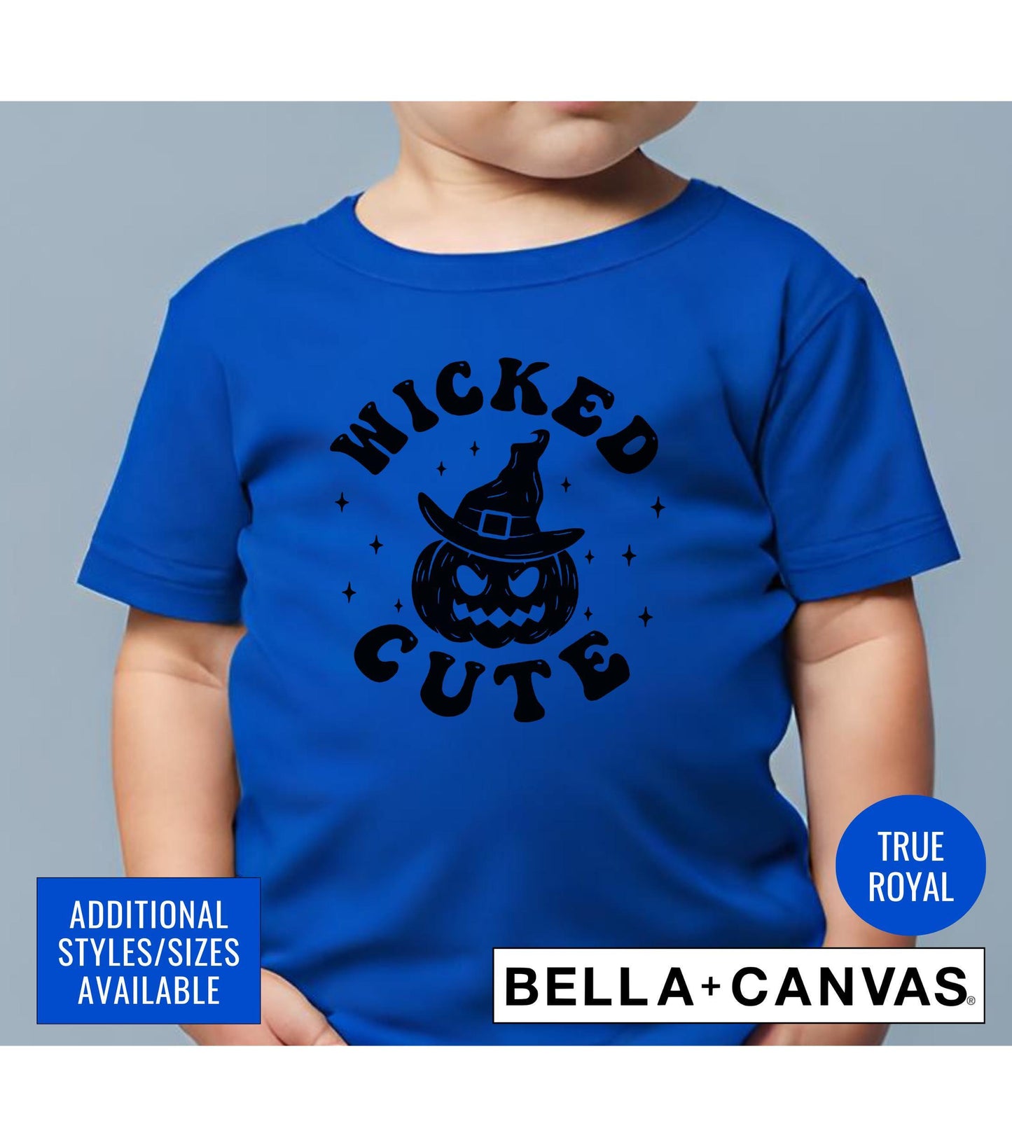 Wicked Cute Pumpkin Halloween Graphic T-Shirt