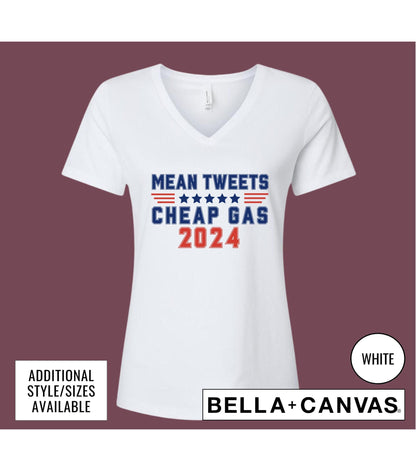 Mean Tweets Cheap Gas 2024 Graphic T-Shirt