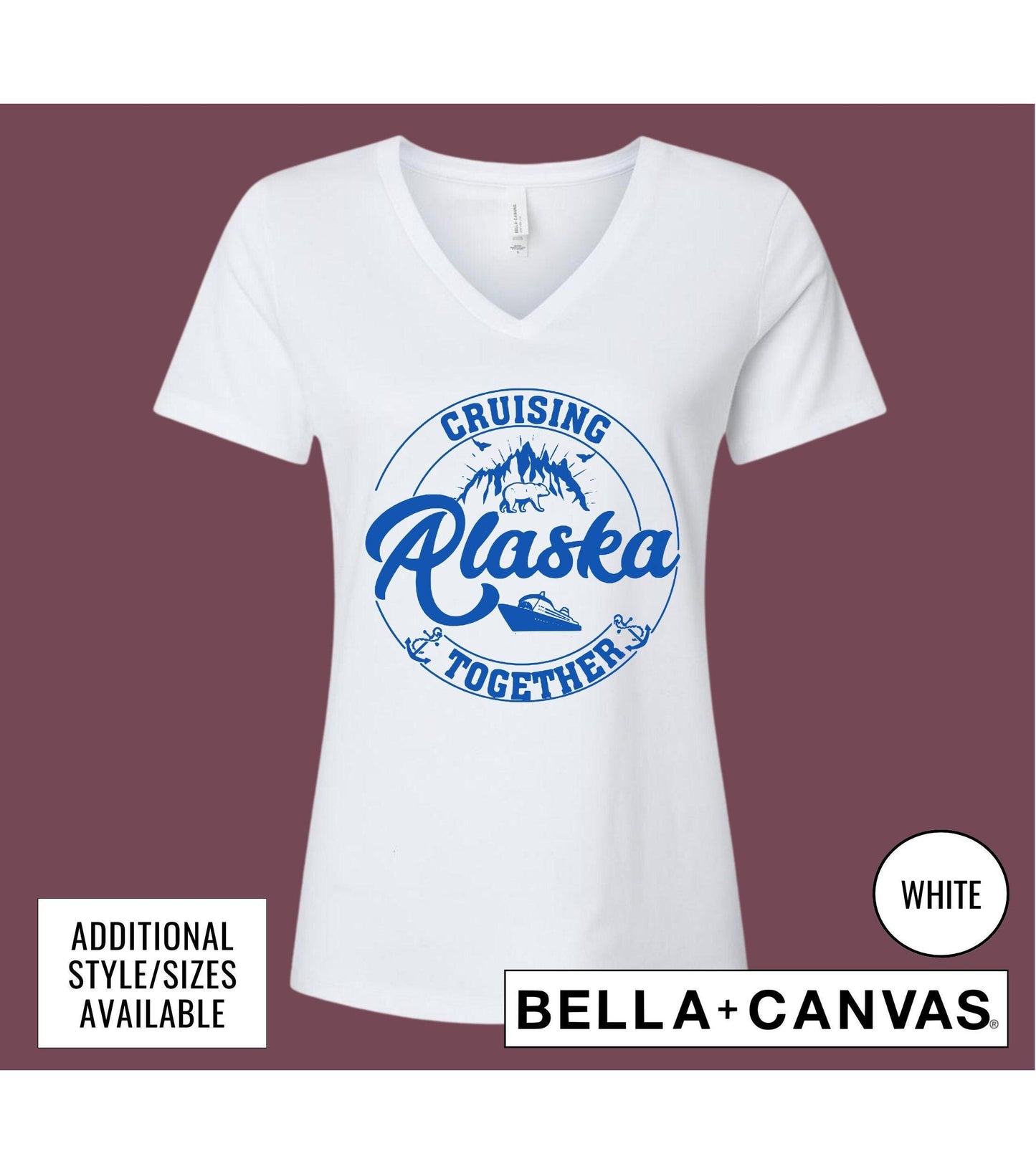 Alaska Cruise Matching Graphic T-Shirts