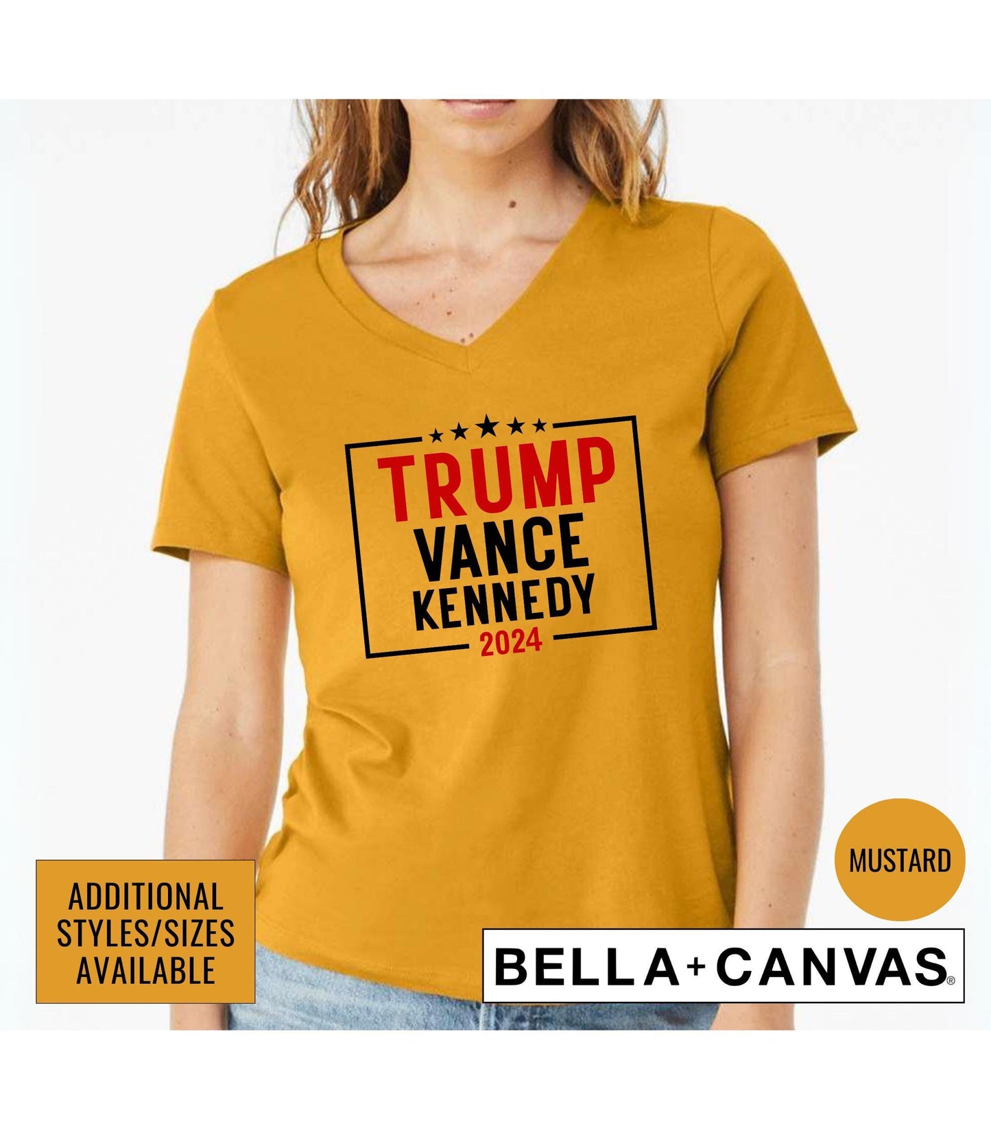 Trump Vance Kennedy 2024 Presidential Election Graphic T-Shirt