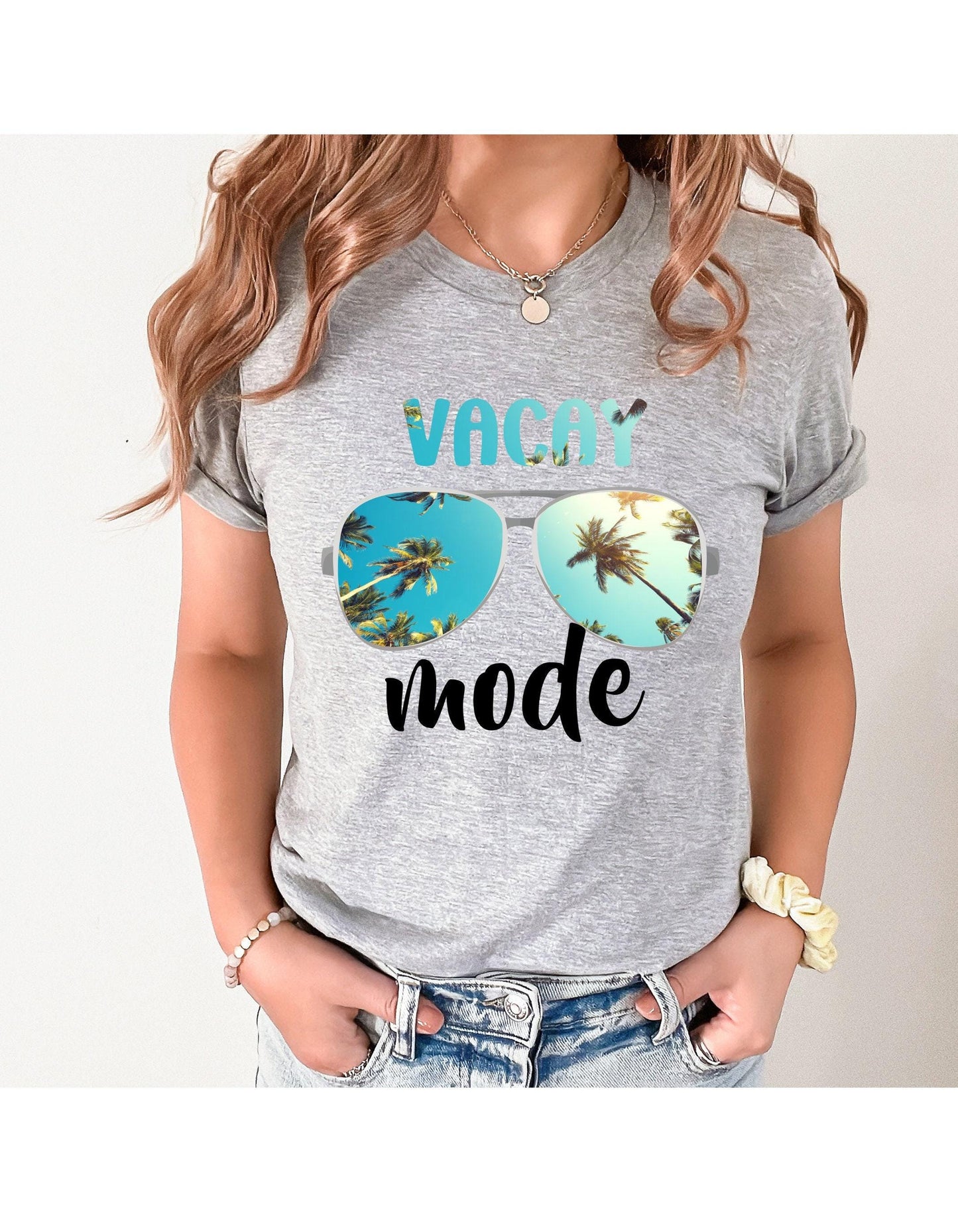 Vacay Mode Sunglasses Graphic T-Shirt