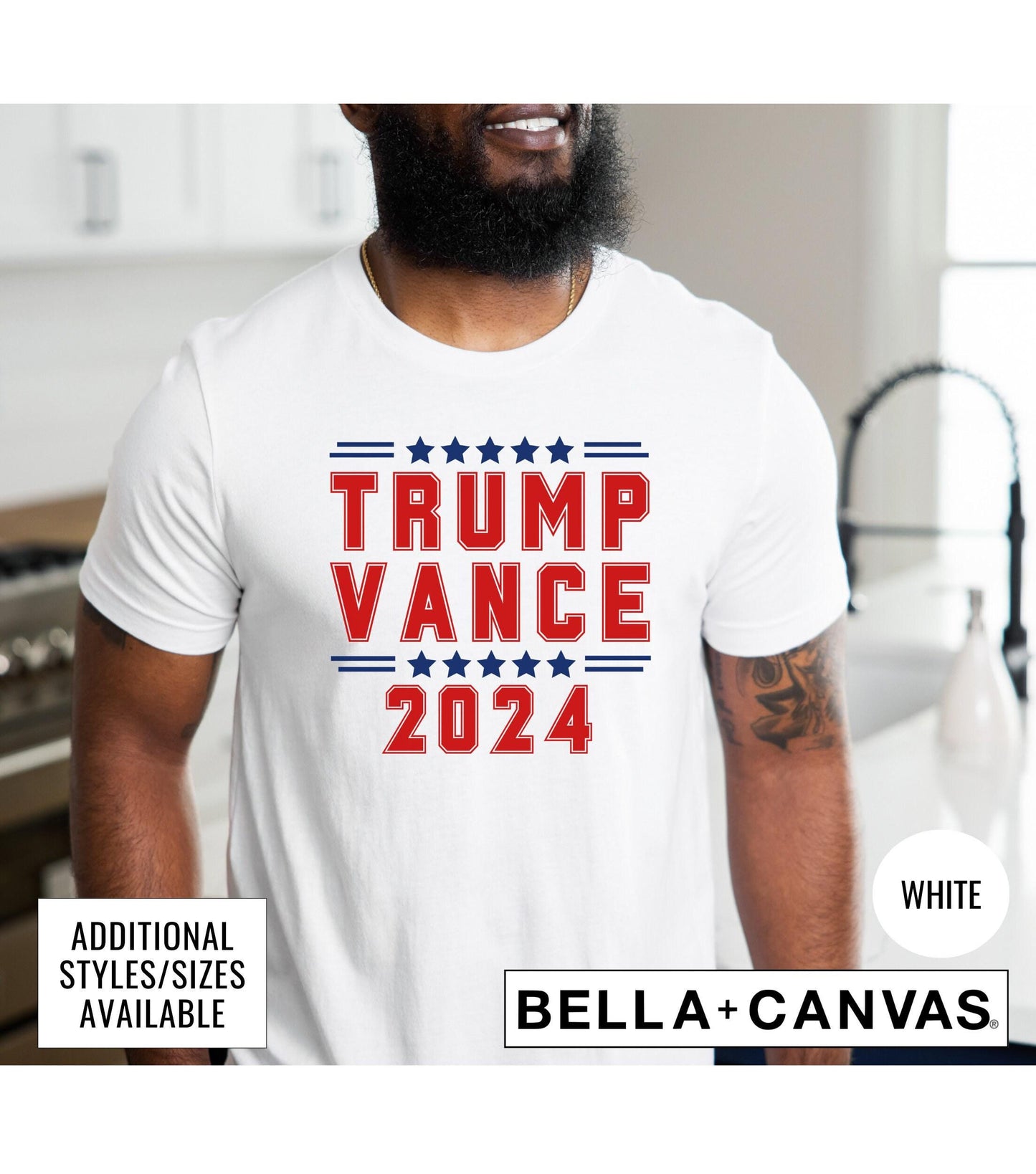 Trump Vance 2024 President Graphic T-Shirt