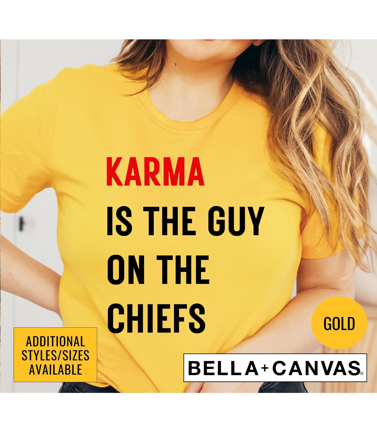 Karma Is The Guy On The Chiefs Women's Graphic T-Shirt