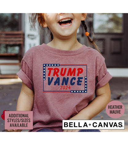 Trump Vance 2024 President Election Campaign Graphic T-Shirt