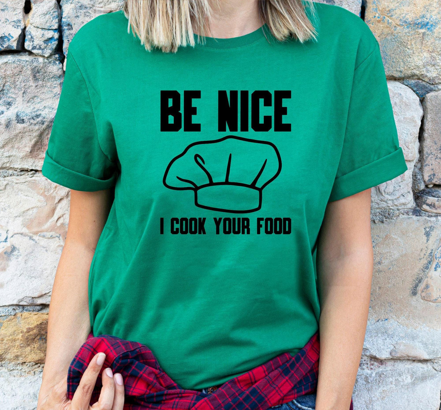 Be Nice I Cook Your Food Graphic T-Shirt