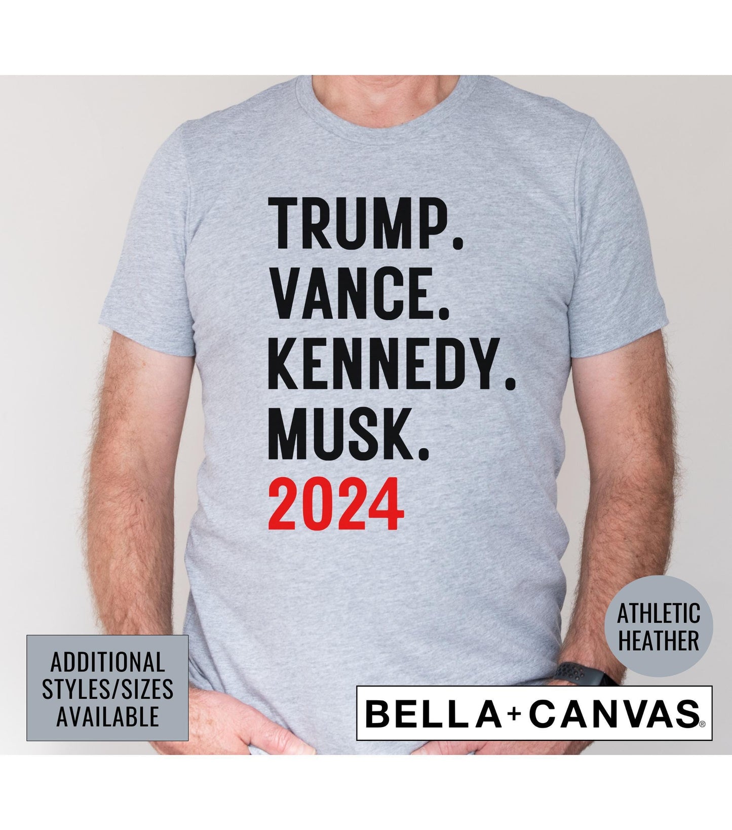 Trump Vance Musk Kennedy 2024 Graphic T-Shirt